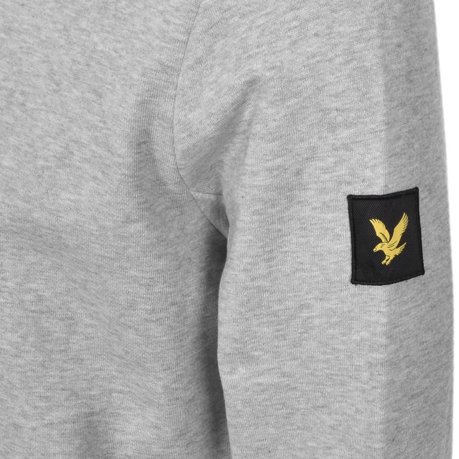 Alternative Image for ProductLyle And Scott Funnel Neck Knit Jumper Grey3